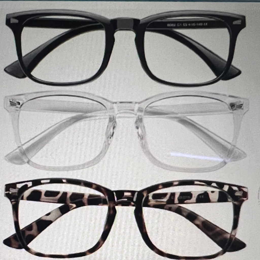 3/$10 Bosswin 3-Pack Blue Light Blocking Glasses